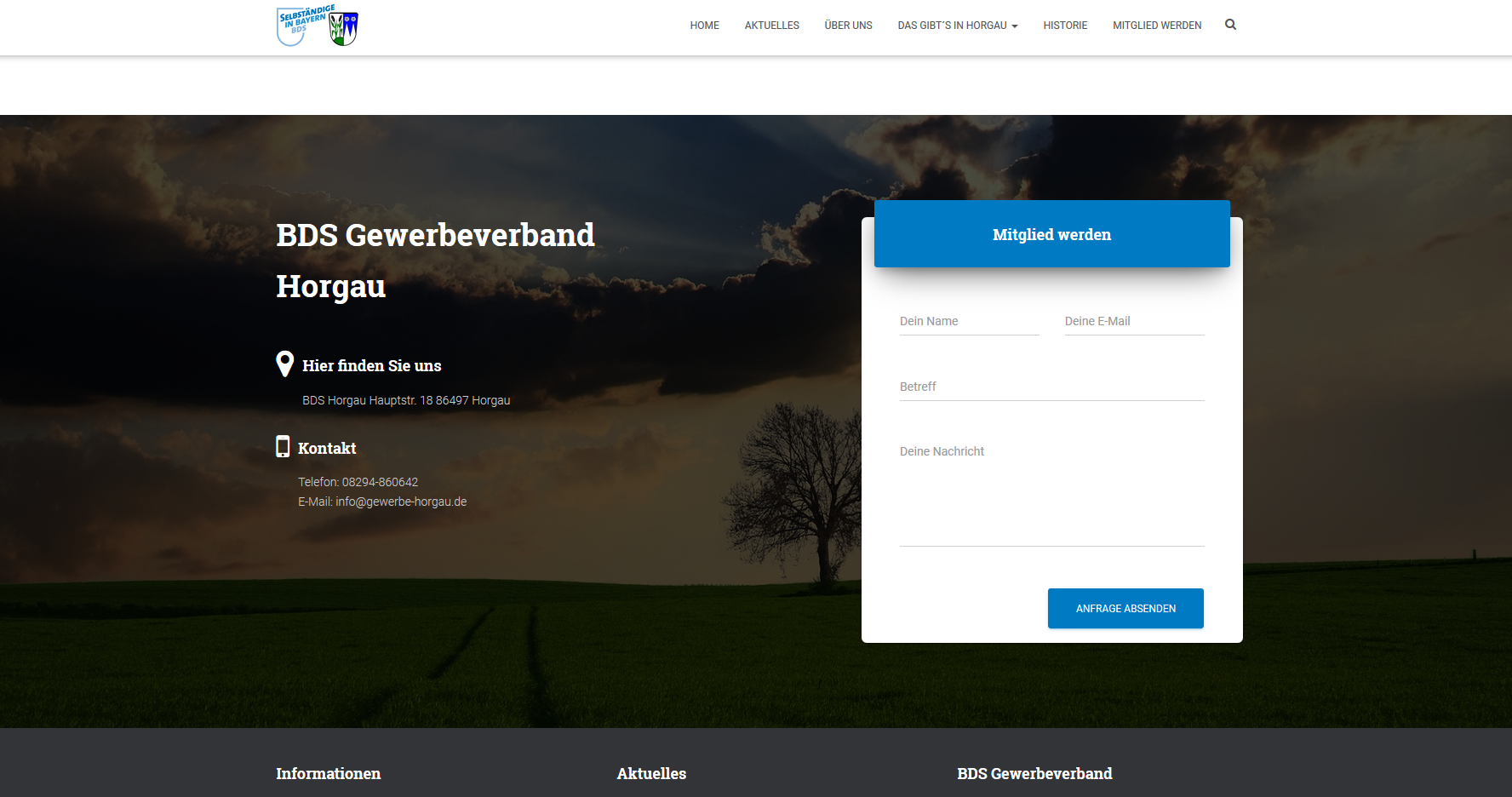 Webseite Webdesign Augsburg