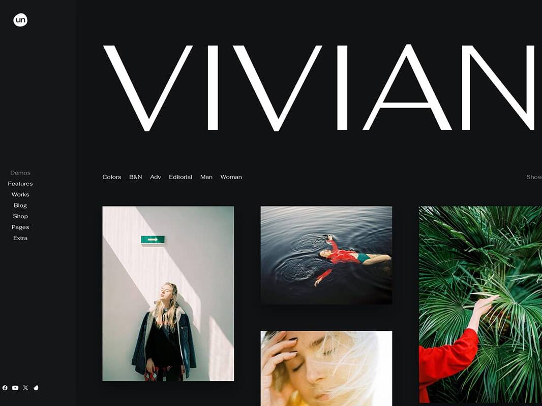 Photographer portfolio WP Theme